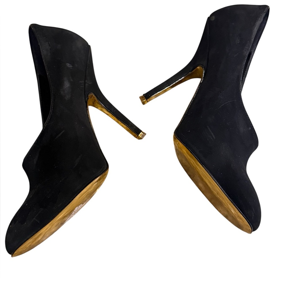 💎 Host Pick 💎Stella McCartney Elegant Black Heels with Gold Details - Picture 9 of 9